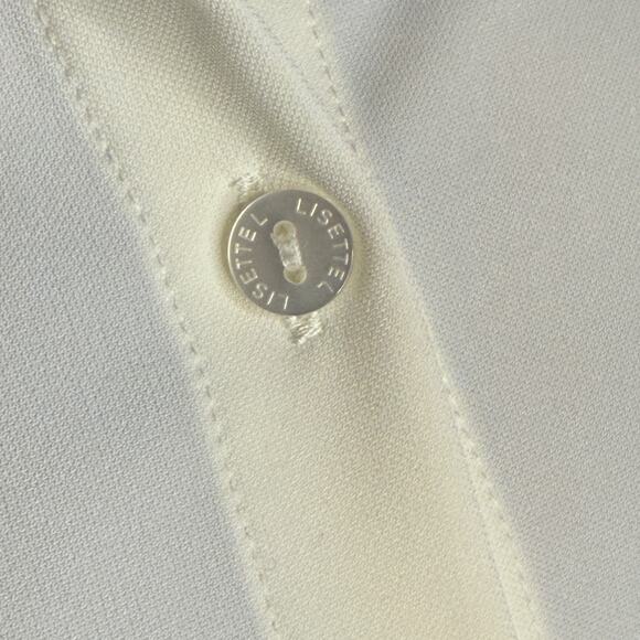 Lisette Montréal Women’s White Bell Sleeve Button-Up Top Size XL - Picture 3 of 11